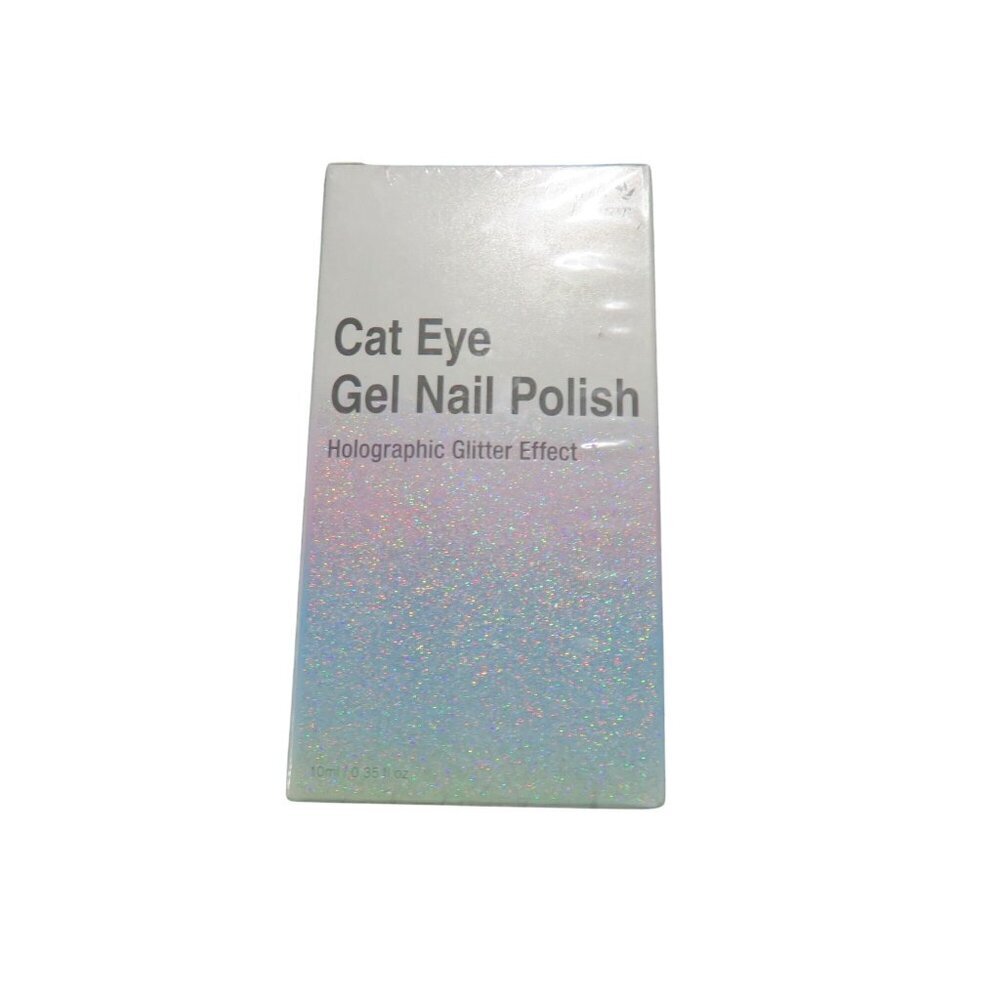 Candy Lover Cat Eye Holographic Gel Nail Polish Glitter Sparkle Effect
